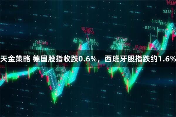 天金策略 德国股指收跌0.6%，西班牙股指跌约1.6%